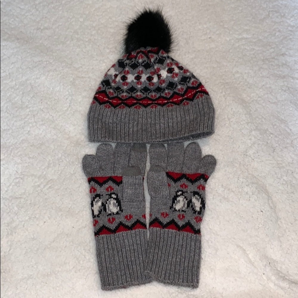 Vera Bradley Hat and Gloves Set